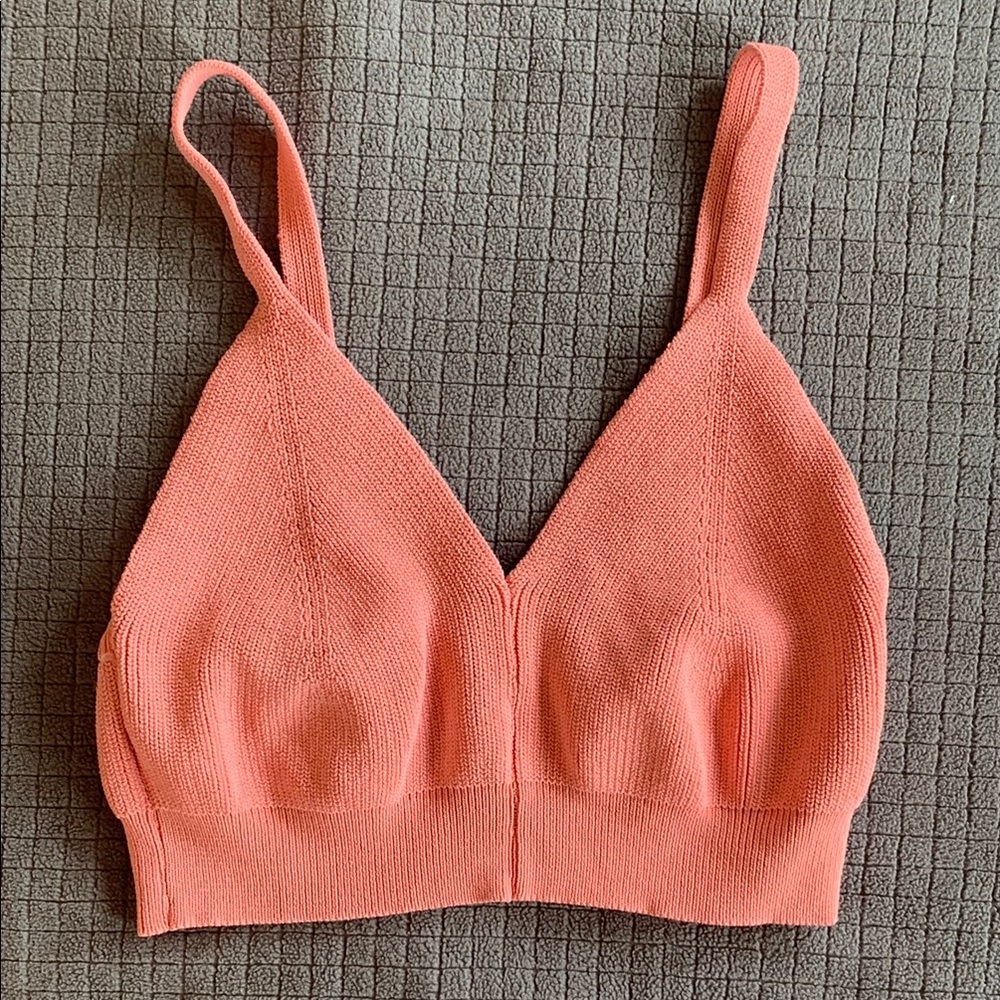 Coral Knit Bralette